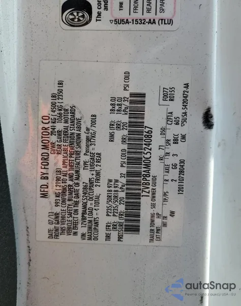 2012 Ford Mustang from USA, damaged, VIN 1ZVBP8AM0C5240867